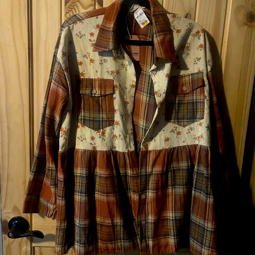 Cute fall colors button down